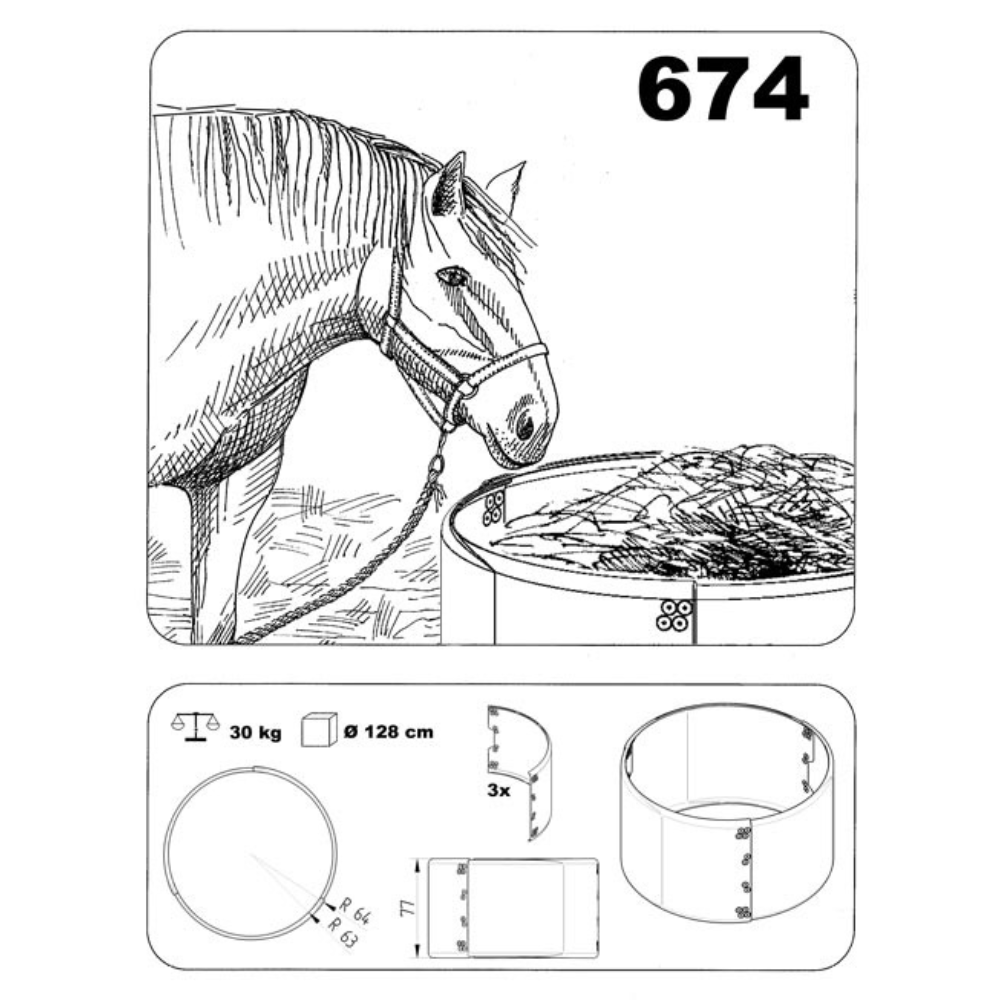 Barotava, diam. 126 cm